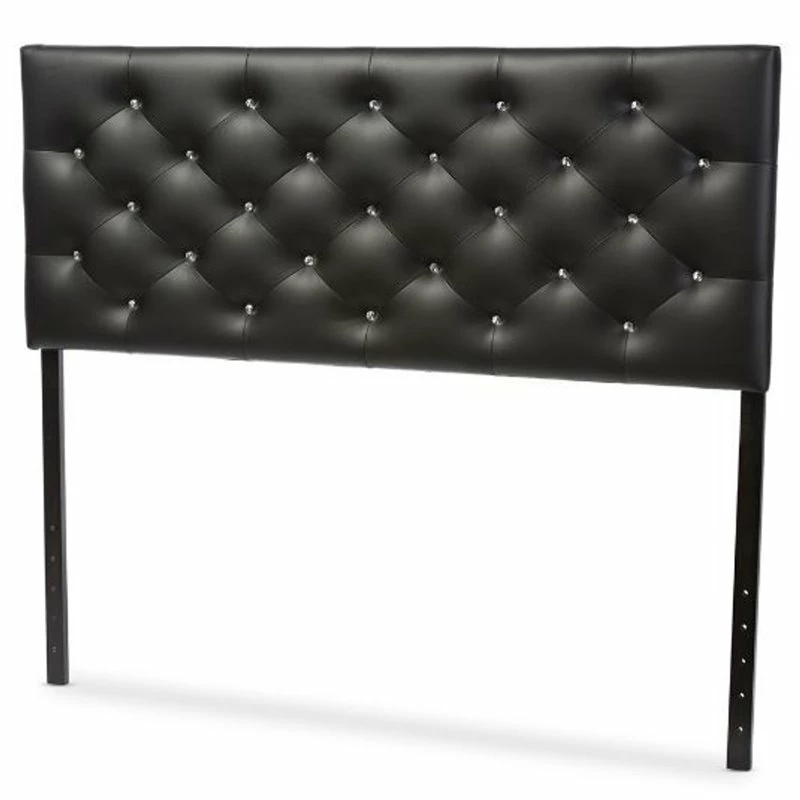 New 👍 Baxton Studio Viviana Faux Leather Tufted Full Panel Headboard 🛒