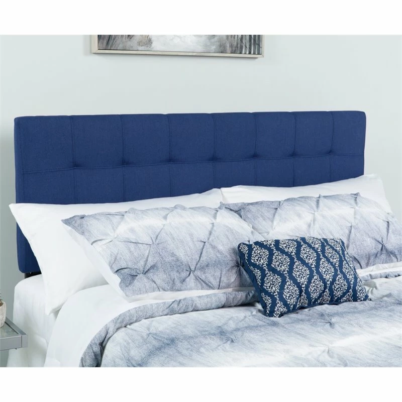 Best reviews of 😉 Flash Furniture Bedford Tufted Full Panel Headboard In Navy 🥰 - Image 2