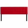 Brand new 🔔 Flash Furniture Bedford King Fabric Panel Headboard In Red 🥰