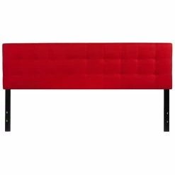Brand new 🔔 Flash Furniture Bedford King Fabric Panel Headboard In Red 🥰