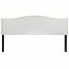 Hot Sale 🔔 Flash Furniture Lexington Upholstered King Panel Headboard In White 😉