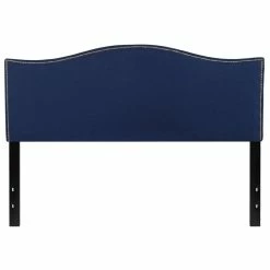 Promo 🤩 Flash Furniture Lexington Upholstered Queen Panel Headboard In Navy 👍