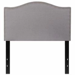 Budget 🔔 Flash Furniture Lexington Upholstered Twin Panel Headboard In Light Gray 👍