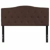 Buy 🛒 Flash Furniture Cambridge Tufted Full Panel Headboard In Dark Brown ✔️