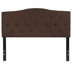 Buy 🛒 Flash Furniture Cambridge Tufted Full Panel Headboard In Dark Brown ✔️