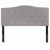 Outlet 🎁 Flash Furniture Cambridge Tufted Full Panel Headboard In Light Gray ⌛