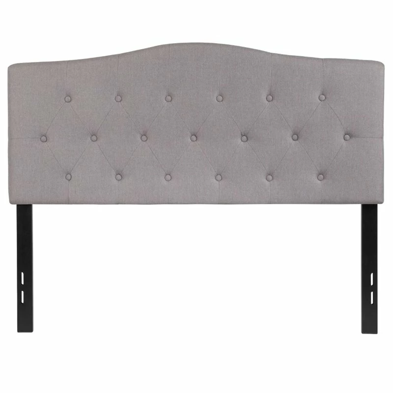 Outlet π Flash Furniture Cambridge Tufted Full Panel Headboard In Light Gray β