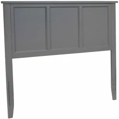 Discount ✔️ AFI Madison Full Panel Headboard In Gray 👍