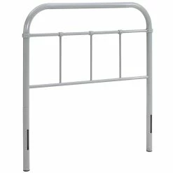Hot Sale 🎉 Modway Serena Twin Steel Headboard In Gray 🛒