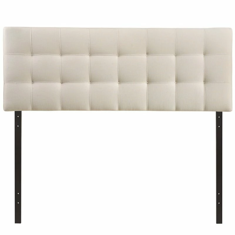 Best deal 🌟 Hawthorne Collections King Tufted Panel Headboard In Ivory 🥰 - Image 2