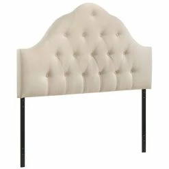 Promo 🌟 Hawthorne Collections King Tufted Panel Headboard In Ivory 🔔