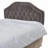 Hot Sale 🔔 Brika Home Full Queen Tufted Panel Headboard In Gray 🤩