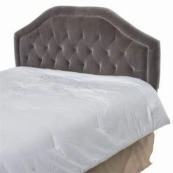 Hot Sale 🔔 Brika Home Full Queen Tufted Panel Headboard In Gray 🤩