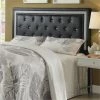 Best reviews of ✔️ Bowery Hill Faux Leather Full Queen Panel Headboard In Black ✔️
