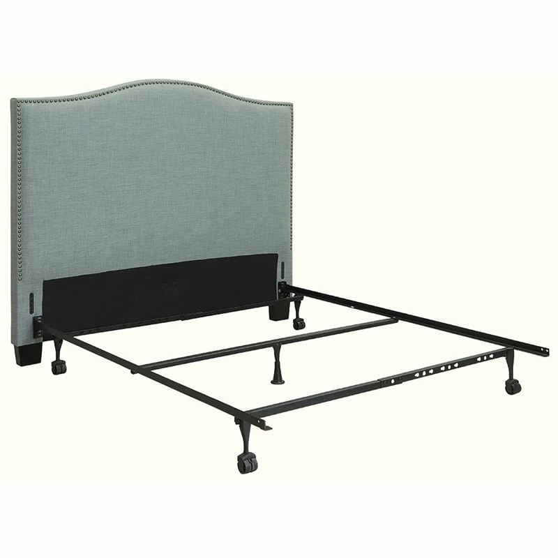 Outlet ๐ Modus Furniture Modus Geneva Camelback Queen Panel Headboard In Blue Bird โญ - Image 3