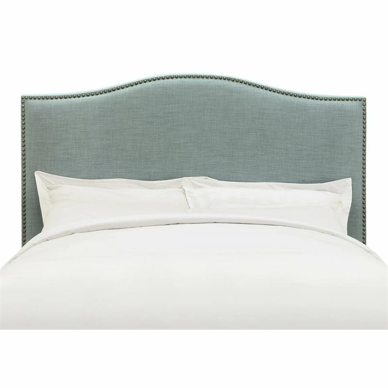 Outlet ๐ Modus Furniture Modus Geneva Camelback Queen Panel Headboard In Blue Bird โญ - Image 5