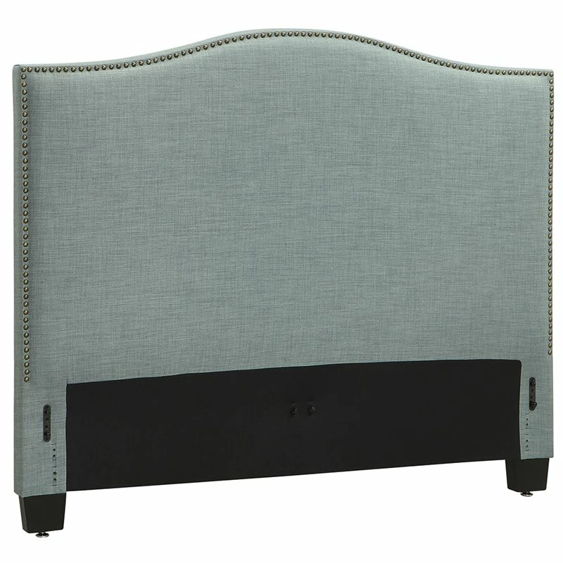 Outlet ๐ Modus Furniture Modus Geneva Camelback Queen Panel Headboard In Blue Bird โญ