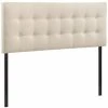 Brand new ✨ Rosebery Kids Upholstered Full Panel Headboard In Ivory ⌛