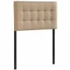 Buy 🔔 Rosebery Kids Upholstered Twin Panel Headboard In Beige ✨