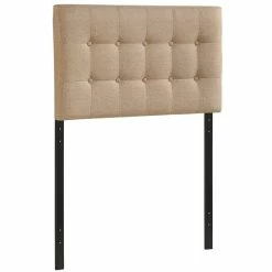 Buy 🔔 Rosebery Kids Upholstered Twin Panel Headboard In Beige ✨