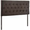 Cheap 😉 Rosebery Kids Queen Tufted Panel Headboard In Dark Brown 🛒