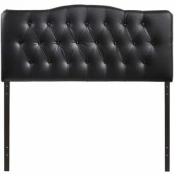 Best Pirce 😀 Rosebery Kids King Tufted Panel Headboard In Black ⭐