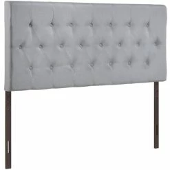 Cheap 🤩 Rosebery Kids Full Tufted Panel Headboard In Sky Gray 😍