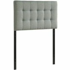 Outlet 💯 Rosebery Kids Twin Tufted Panel Headboard In Gray 🔥