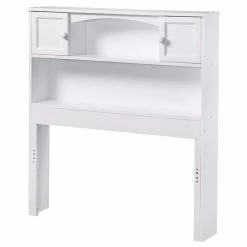 Best deal 👍 Rosebery Kids Twin Bookcase Headboard In White 👍
