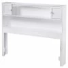 Coupon 🌟 Rosebery Kids Traditional Full Wood Bookcase Headboard In White 👏