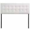 Wholesale 😍 Hawthorne Collections Hawthorne Collection Queen Vinyl Tufted Panel Headboard In White 🧨