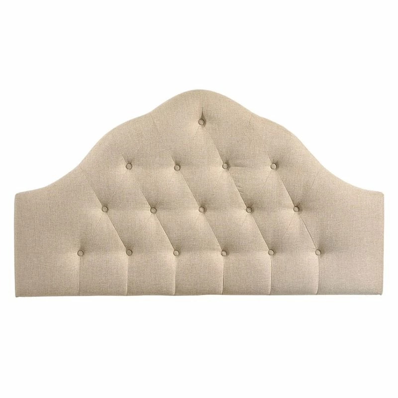 Deals 🔥 Hawthorne Collections Hawthorne Collection King Tufted Panel Headboard In Beige 🔔 - Image 3