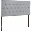 Cheap ⌛ Hawthorne Collections Hawthorne Collection King Tufted Panel Headboard In Sky Gray ✨