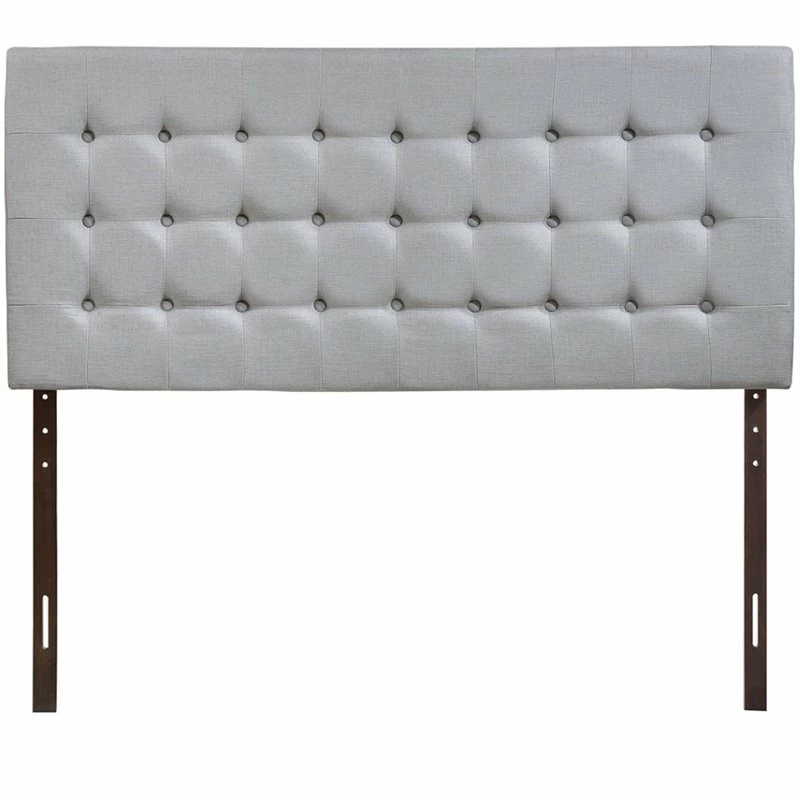 Cheap ๐ Hawthorne Collections Hawthorne Collection Queen Tufted Panel Headboard In Sky Gray ๐ฅฐ - Image 2