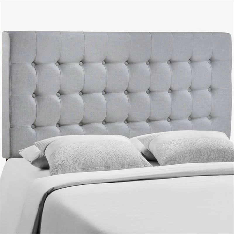 Cheap ๐ Hawthorne Collections Hawthorne Collection Queen Tufted Panel Headboard In Sky Gray ๐ฅฐ - Image 3
