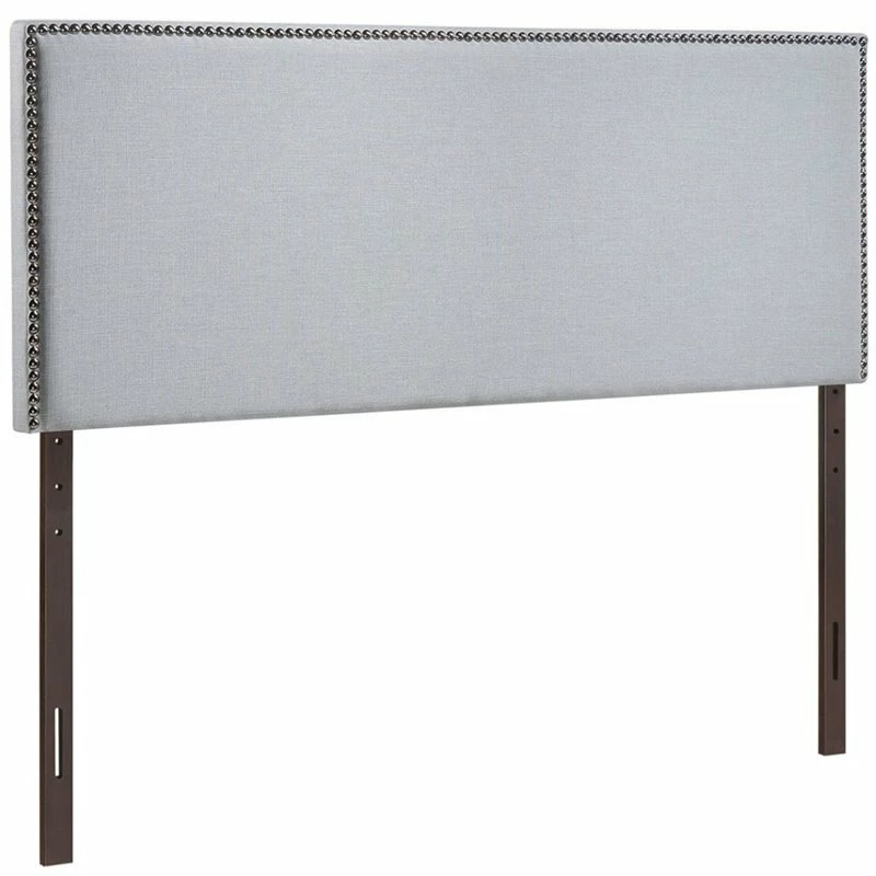 Coupon 🔔 Hawthorne Collections Hawthorne Collection Upholstered Queen Panel Headboard In Sky Gray 🤩