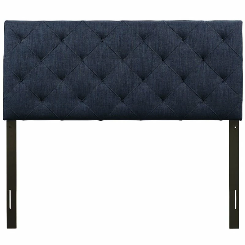 Best Sale 😉 Hawthorne Collections Hawthorne Collection Full Tufted Panel Headboard In Navy 🔥 - Image 2