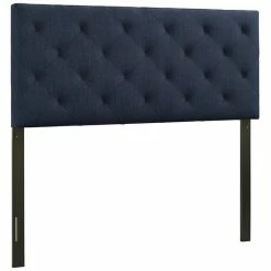 Best Sale 😉 Hawthorne Collections Hawthorne Collection Full Tufted Panel Headboard In Navy 🔥