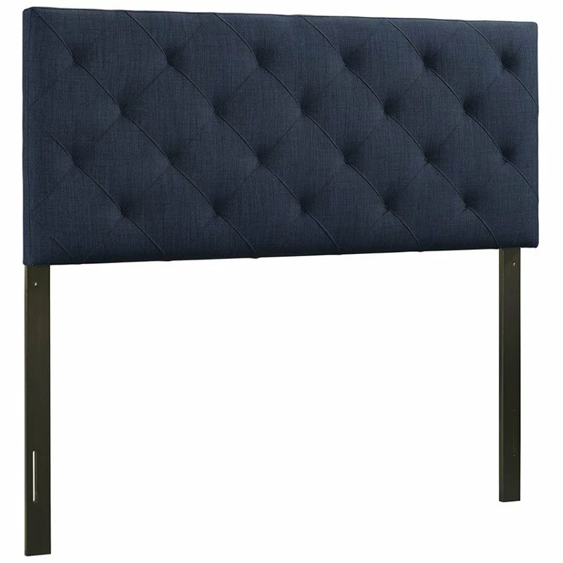 Best Sale 😉 Hawthorne Collections Hawthorne Collection Full Tufted Panel Headboard In Navy 🔥