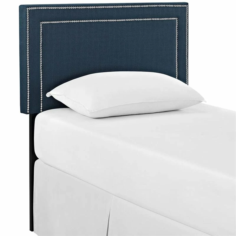 Coupon 🌟 Hawthorne Collections Hawthorne Collection Fabric Upholstered Twin Headboard In Azure 🔔 - Image 3