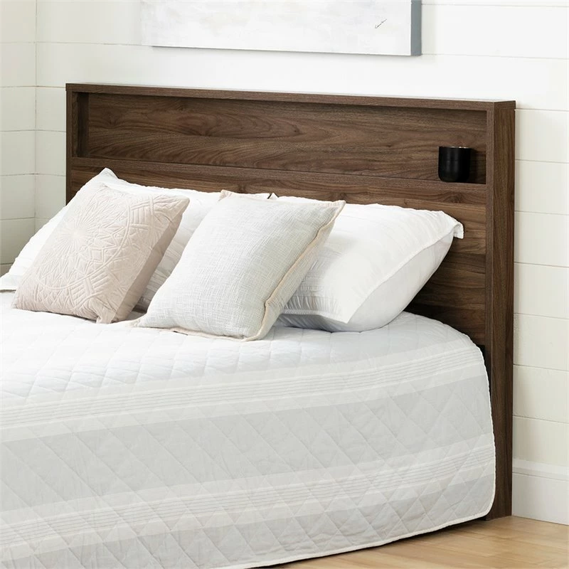 Cheap ๐งจ South Shore Tao Full Queen Panel Headboard In Natural Walnut ๐ - Image 2