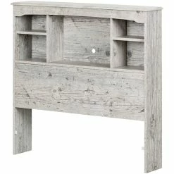 Budget โ South Shore Aviron Twin Bookcase Headboard In Seaside Pine ๐
