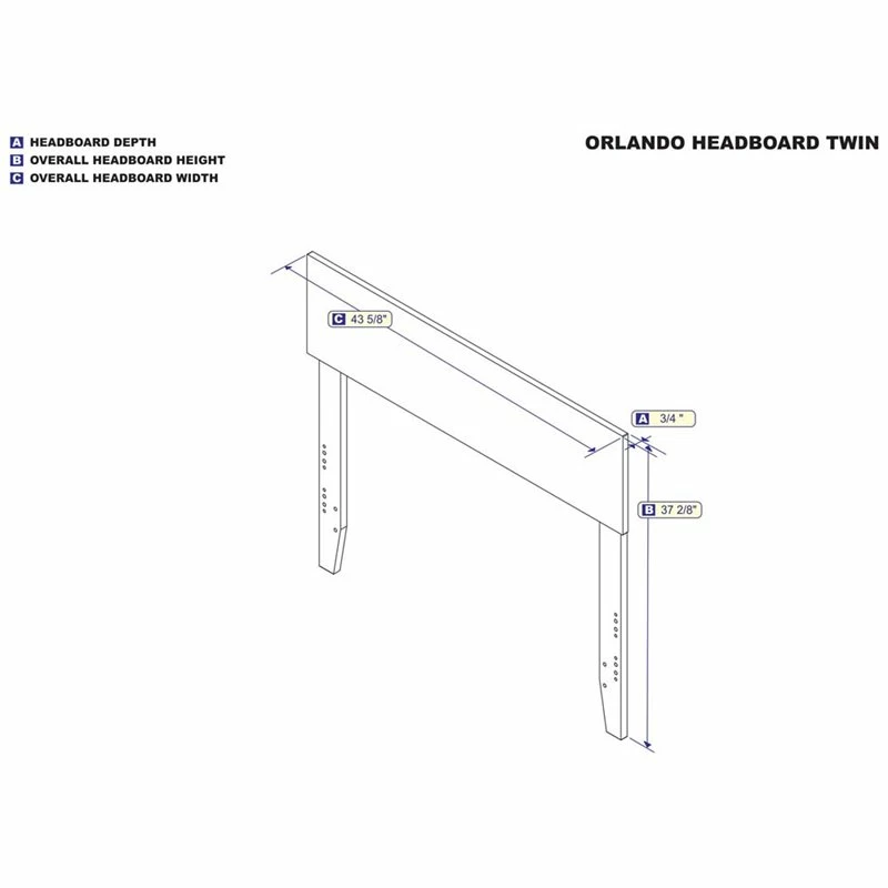 Top 10 ๐งจ Leo & Lacey Twin Panel Headboard In Walnut ๐ฅ - Image 3