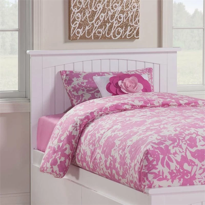 Best Sale ๐ Leo & Lacey Twin Panel Headboard In White โค๏ธ - Image 2