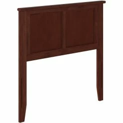 Outlet ⌛ Leo & Lacey Twin Panel Headboard In Walnut 👏