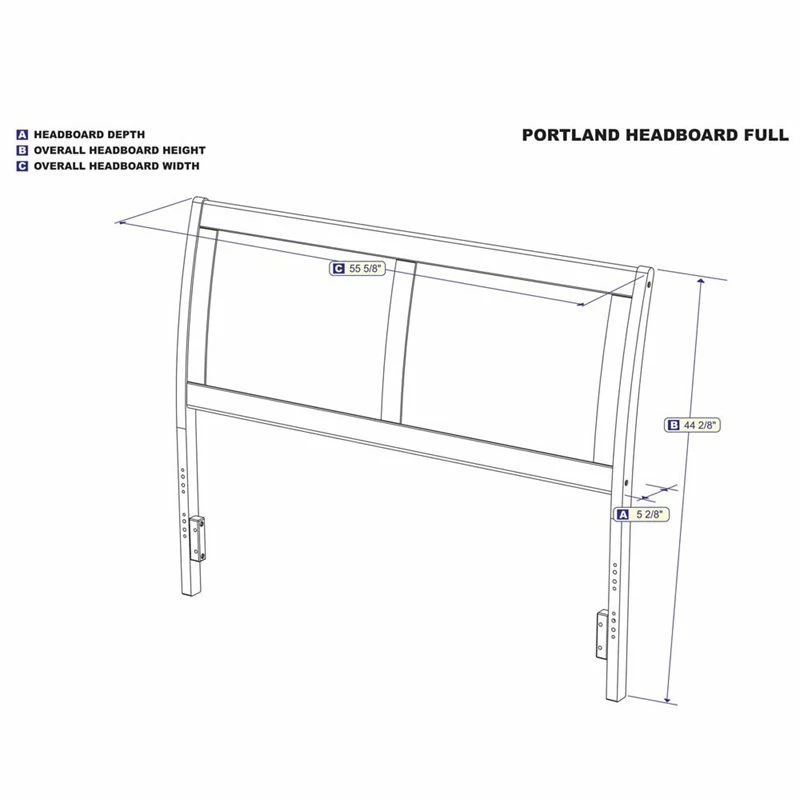 New ⌛ Leo & Lacey Full Sleigh Headboard In Espresso 🔥 - Image 3