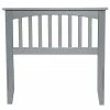 Top 10 🎁 Leo & Lacey Twin Slat Headboard In Gray 💯