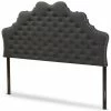 Cheapest 😍 Baxton Studio Hilda Tufted Queen Panel Headboard In Dark Gray 💯