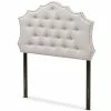 Best reviews of 🛒 Baxton Studio Aurora Tufted Twin Panel Headboard In Grayish Beige ✨