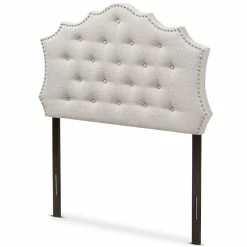 Best reviews of 🛒 Baxton Studio Aurora Tufted Twin Panel Headboard In Grayish Beige ✨
